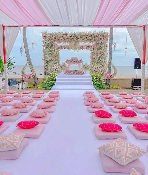 Book Wedding Decorators for your Wedding Day . Check out 👉 www.wedsfy.in Whatsapp 9117101716 . . #wedsfy #weddingdecor #bride #weddingpiration #haldidecoration #weddingdecoration #weddingdecor Anand Karaj Decor, Sikh Wedding Decor, Mandap Setup, Indian Beach Wedding, Unique Decor Ideas, Anand Karaj, Wedding Decor Photos, Mandap Decor, Cancun Wedding