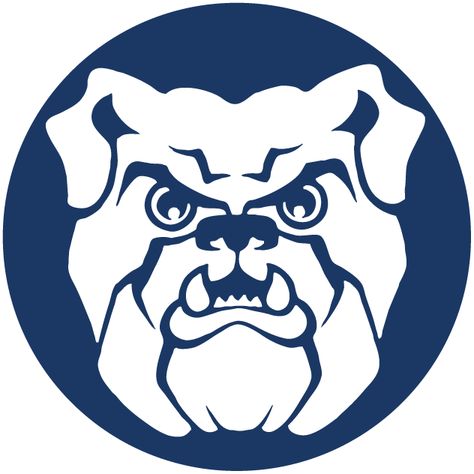 Butler Bulldogs Secondary Logo (1990) - Butler Basketball, Bulldogs Logo, Butler Bulldogs, Butler University, Baseball Logo, Secondary Logo, Scar Tattoo, Virtual Museum, College Logo