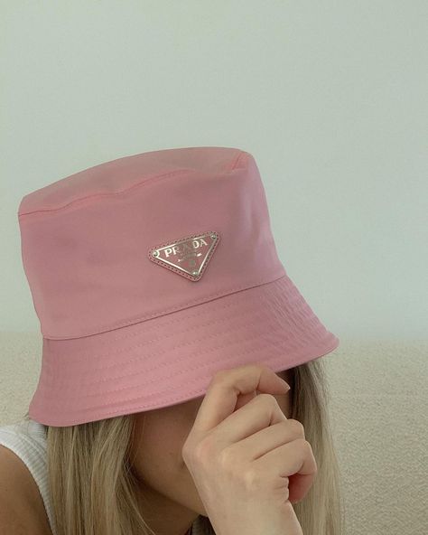 Prada Bucket Hat, Prada Hat, Pink Bucket Hat, I Attract, Baby Pink Aesthetic, Pastel Pink Aesthetic, Pink Vibes, Everything Pink, How To Pose