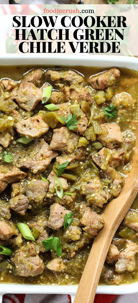 Pork Green Chili Recipe, Pork Green Chili, Green Chili Recipe, Pork Chile Verde, Hatch Green Chili Recipe, Chili Verde Recipe, Hatch Chili Recipes, Green Chili Stew, Hatch Green Chili