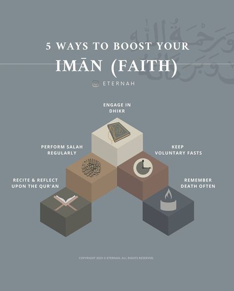 5 ways to boost your iman (faith) Islam For Beginners, Increase Iman, Muslim Words, Guidance Quotes, Ramadan Tips, Muslim Faith, Islam Lesson, Quran Tafseer, Islam Quotes About Life