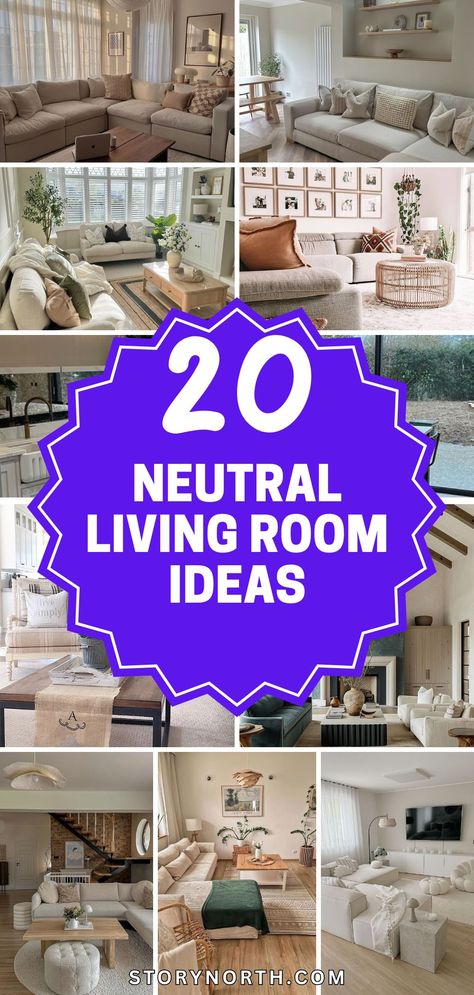 Save this pin for timeless neutral living room inspiration that will transform your home decor. Elevate your space with these elegant and versatile ideas. #NeutralLivingRoom #HomeDecorIdeas #TimelessDesigns Living Room Decor Ideas 2024, Living Room Neutral Colors Earth Tones, Tan Furniture Living Room, Raymour And Flanigan Living Room, Earthy Neutral Living Room, Cream Couch Living Room Ideas, Cream Couch Living Room, Calm Living Room, Neutral Living Room Ideas