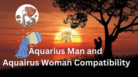 Aquarius Man and Aquarius Woman Compatibility - 95% Pisces Man Pisces Woman, Pisces Woman Compatibility, Aquarius Sun Sign, Aquarius Women, About Aries, Pisces Compatibility, Neptune Planet, Aquarius Man, Know Your Future