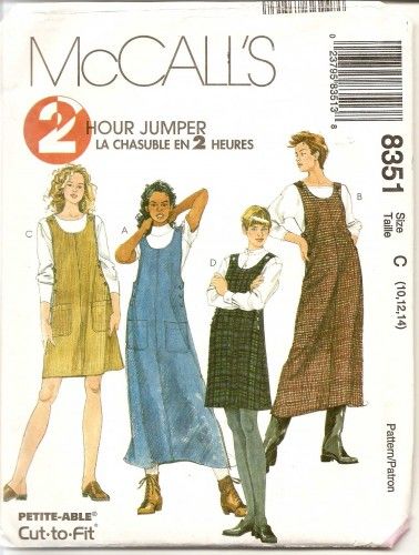 Jumper Dress Pattern, Plus Size Summer Fashion, Trendy Sewing Patterns, Plus Size Sewing Patterns, Plus Size Sewing, Jumper Patterns, Pattern Dress Women, Kwik Sew, Trendy Sewing