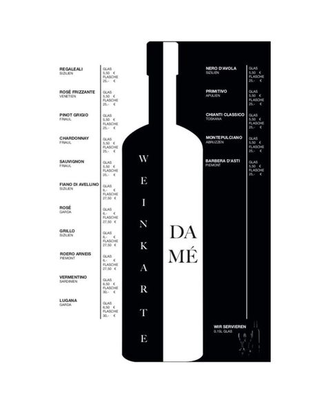 Drinks menu designed in Adobe illustrator. Designed 2019, Perth, Western Australia by Sara De Petris Wine List Menu, Drink Menu Design, Menu Design Inspiration, List Design, Cologne Germany, Montepulciano, Perth Western Australia, Drink Menu, Wine List