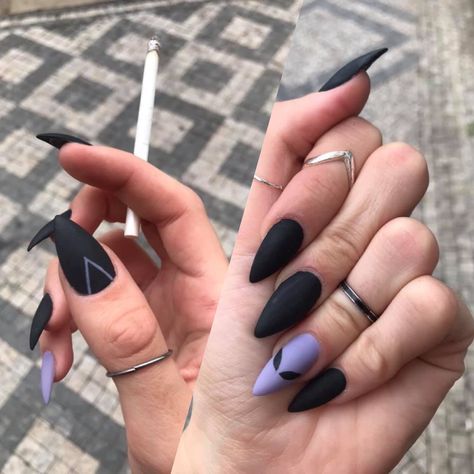 Summer Nails Art, Nail Art Designs For Beginners, Nail 2023, Easy Nail Art Designs, Witchy Nails, Hippie Nails, Gothic Nails, Anime Nails, Edgy Nails