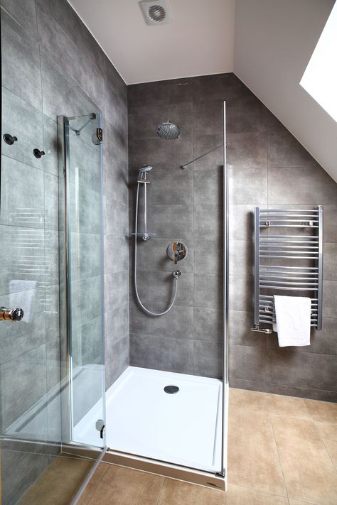 Combining a tile-over polyurethane shower pan with tile gives you the best of both worlds: the custom look of tile with easier installation. Tile Ready Shower Pan, Building A Shower Pan, Fiberglass Shower Pan, Shower Pan Installation, Shower Pan Tile, Bathroom Shower Stalls, Plastic Shower, Fiberglass Shower, Bathroom Shower Tile