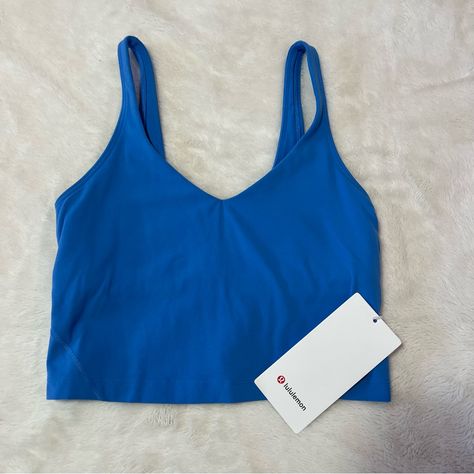 Lululemon Align Tank Blue Align Tank, Uf Dorm, Lulu Clothes, Name Outfits, Lulu Fits, Preppy Shirts, Back To School List, Lulu Outfits, Bodycon Dress Homecoming