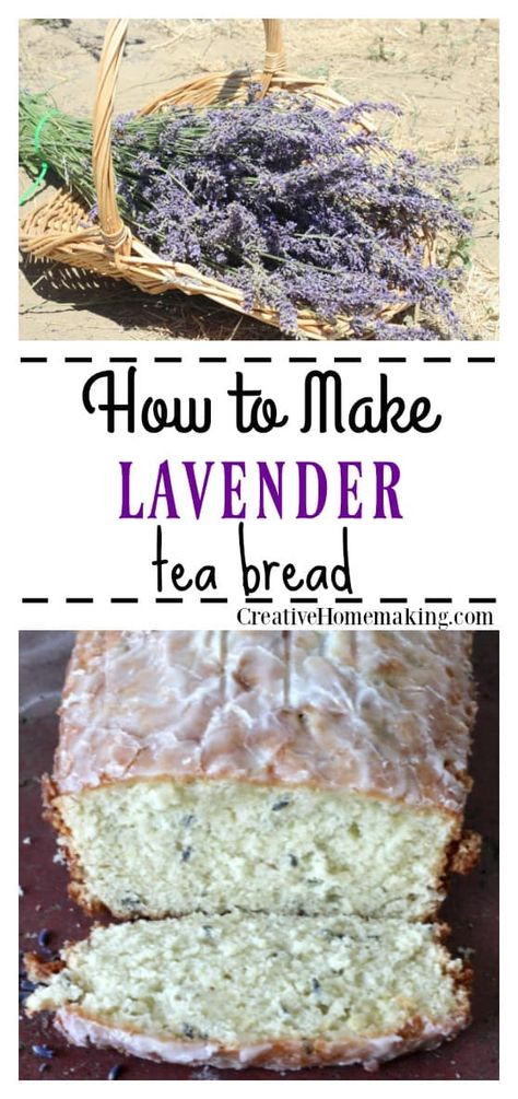 Lavender Tea Bread, Bread To Make, Books And Tea, Lavender Recipes, Tea Bread, Summer Tea, Tea Party Food, Lavender Tea, Tea Parties