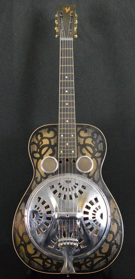 1930s Dobro Model 65 French Scroll Resonator Guitar Dobro Guitar, Iconic Guitars, Unique Instruments, Acoustic Guitar Cake, Two Tone Top, Famous Guitarists, Chord Progressions, Travel Guitar, Acoustic Guitar Lessons