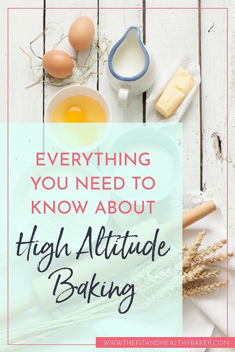 Having problems with your recipes flopping in high altitude? It's not you and there's a solution. Click through for Everything You Need to Know About High Altitude Baking.  #thefitandhealthybaker #baking #highaltitudebaking Cake Decorating Hacks, Unique Cakes Designs, High Altitude Baking, Decorating Hacks, Cooking Tricks, Baking Hacks, Cake Decorating For Beginners, Wilton Cake Decorating, Baking Basics