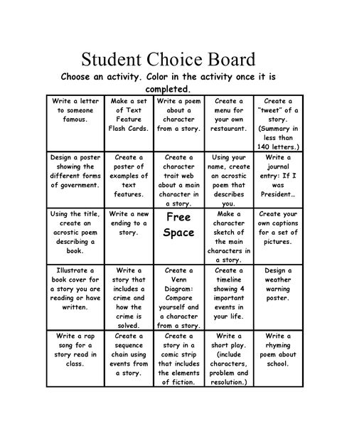 Adventures of Teaching: Choice Board I can see turning this into engineering/invention spins for cross curriculum writing assignments! Student Choice Boards, Math Choice Boards, Planning School, Choice Board, Writing Curriculum, Student Choice, Choice Boards, Differentiated Instruction, Writing Assignments