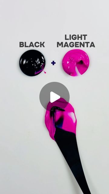 Magenta And Black Color Palette, Color Mixing Palette, Music Tiktok, Black Color Palette, Art Theory, Indigo Color, Magenta Color, Color Magenta, Beauty Style