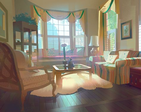 Kat Tsai, Dusk Lighting, Environment Sketch, Sketch Background, House Games, Visual Development, Environment Concept Art, Valance Curtains, Art Boards