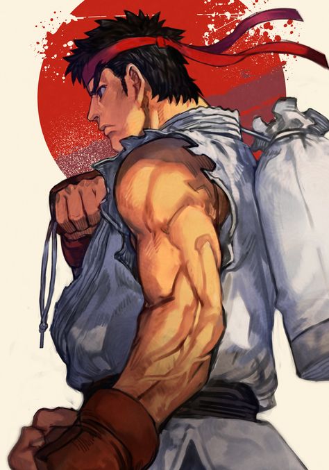 Tekken X Street Fighter, Ryu Street Fighter, Street Fighter Characters, Street Fighter 2, Capcom Art, Street Fighter Art, King Of Fighters, Character Wallpaper, Character Design Male