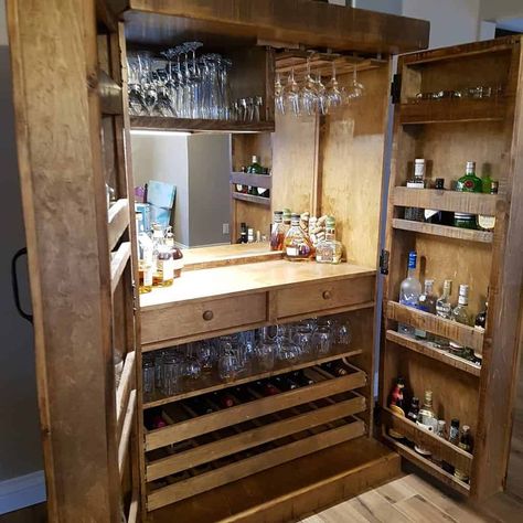 Deejo Knife Review – Is This The Best Gift for Men in 2020? Liquor Storage In Pantry, Lockable Liquor Cabinet, Bourbon Cabinet Ideas, Liquor Closet, Liquor Cabinet Ideas, Black Home Bar, Booze Cabinet, Deejo Knife, Diy Liquor Cabinet