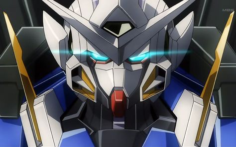 Exia. 00 Exia Wallpaper, Gundam Wallpapers Desktop, Dark Iphone Backgrounds, Gundam Head, Mobile Suit Gundam Wing, Gundam Exia, Mobile Suit Gundam 00, Gundam 00, Anime Mobile