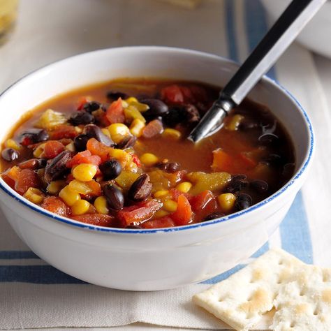 Texas Black Bean Soup Meatless Stew, Black Bean Soup Recipe, Garland Texas, Bean Soup Recipe, Bean Soup Recipes, Black Bean Soup, Best Soup Recipes, Soup Recipes Slow Cooker, Slow Cooker Soup