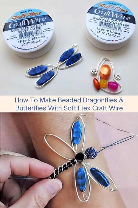 Dragonfly Diy, Bead Dragonfly, Butterfly Shapes, Beaded Dragonfly, Wire Wrapped Stone Jewelry, Wire Wrapped Jewelry Diy, Wire Wrapping Stones, Bead Embroidery Jewelry, Embroidery Jewelry