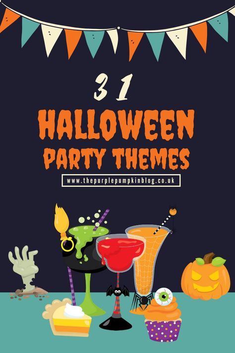 Halloween Themes Party For Adults, Halloween Decorating Themes For Work, Halloween Theme Parties For Adults, Halloween Dinner Theme Ideas, Cute Halloween Themes, Halloween Party Themes 2023, Halloween Themes 2024, Halloween Party Themes For Adults Ideas, Halloween Party Costume Themes