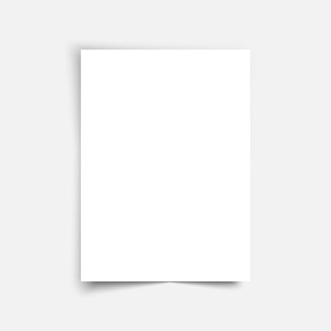 Vector vector sheet paper a4 format with... | Premium Vector #Freepik #vector #blank-paper #paper-sheet #blank-page #3d-paper White Page, Blank Poster, Paper Sheet, Blank Paper, White Pages, Cover Page, Blank White, A4 Paper, 3d Paper