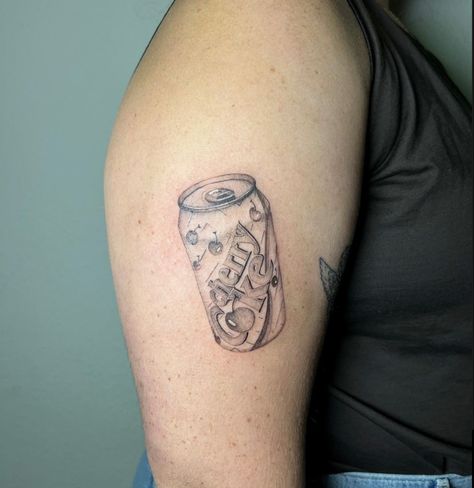 Coke Can Tattoo, Coke Bottle Tattoo, Coke Tattoo, Can Tattoo, Coke Can, Cherry Coke, Cherry Coke Can, Bottle Tattoo, Dr Pepper Can