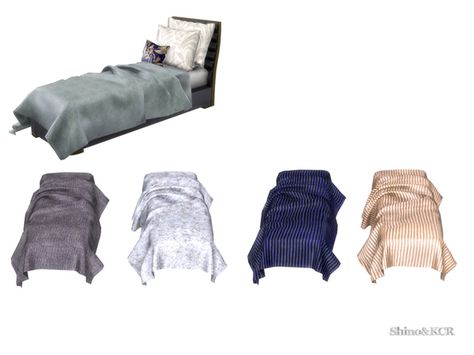 ShinoKCR's Bedroom Baker - Blanket Single Bed Sims 4 Beds, Jean Louis Deniot, Sims 4 Cc Kids Clothing, Sims 4 Bedroom, Sims 4 Children, Casas The Sims 4, Sims 4 Teen, Sims 4 Toddler, Sims Four