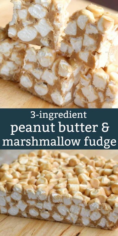 Peanut Butter Marshmallow Fudge, Fudge Marshmallow, Marshmallow Fudge, Easy Candy, Peanut Butter Marshmallow, Fudge Bars, Butter Fudge, Recipes With Marshmallows, Easy Peanut Butter