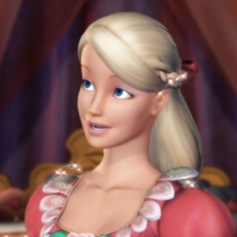 Princess Genevieve Aesthetic, Genevieve 12 Dancing Princesses, Barbie Genevieve, Barbie Movies List, Princess Genevieve, Barbie Pfp, Barbie Cosplay, Barbie 12 Dancing Princesses, Love Stick