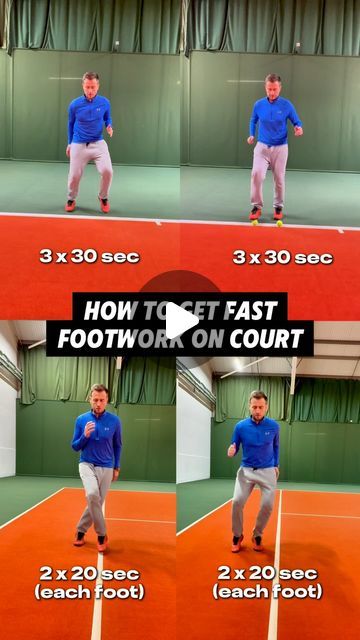 Alex Slabinsky on Instagram: "4 simple drills to speed up your feet on court ⚡️also activate your arms in these drills which improves coordination. 

What do you struggle with in your game?

Follow me @alexslabs for more drills and tips to improve your tennis 🎾

Filmed at @davidlloydworthing 🙌

#tennis #toptennistraining #tennispro #tennisfitness #tennistraining #tennisworkout #tennisdrills #tennisfootwork #tennismovement #footwork #tenniscourt #tenniscoaching #tenniscoach" How To Get Faster, Tennis Drills, Tennis Training, Tennis Coach, Tennis Workout, Drills, Tennis Court, Speed Up, Improve Yourself