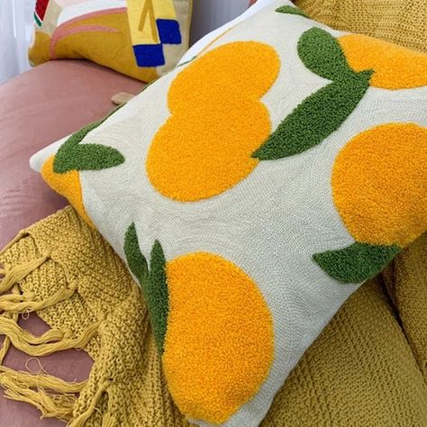 Fur Heart Pillows more Colors Options | Etsy Cotton Thread Embroidery, Orange Cushion Covers, Orange Cushion, Tassel Wall Hang, Orange Cushions, Orange Throw Pillows, 18x18 Pillow Cover, Cat Throw Pillow, Embroidered Pillow Covers