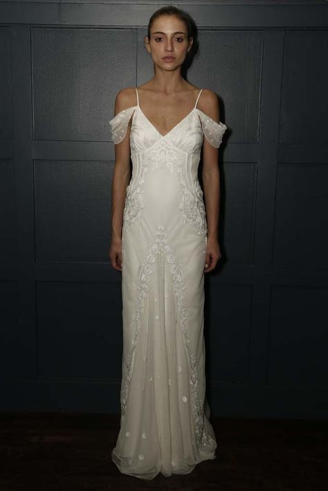 Temperley London. The Only Need-to-See Dresses from Bridal Fall 2015 | RILEY & GREY http://blog.rileygrey.com/?p=1410 Alice Temperley Bridal, Alice Temperley Wedding Dress, Boho Chic Wedding Dress, Alice Temperley, Man And Wife, Boho Chic Wedding, June Wedding, Rehearsal Dress, Wedding News