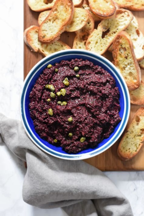 Classic Provençal Recipes To Try - Pardon Your French Olive Tepanade, Dip Sauces, Black Olive Tapenade, Tapenade Recipe, Olive Spread, Crostini Appetizers, Olive Tapenade, Spread Recipes, French Cooking