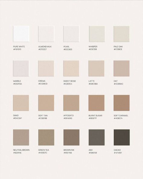 Cabinets Organization Ideas, Kitchen Cabinets Organization Ideas, Kitchen Cabinet Colours, Modular Kitchen Cabinet, Color Design Inspiration, Neutral Color Palette, Hex Color Palette, House Color Palettes, Pastel Decor