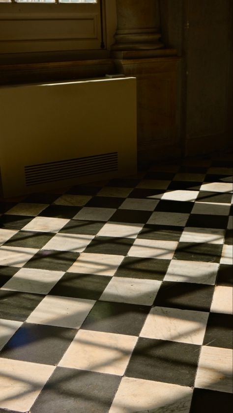 Black And White Tile Aesthetic, Checker Floor Restaurant, Checkered Floor Coffee Shop, Checkered Floor Restaurant, Chess Board Floor, Checkered Floor Aesthetic, Black White Checkered Floor, Chess Floor, Chessboard Floor