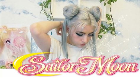 Sailor Moon Hair Tutorial, Hair Tutorial Drawing, Softball Hair Braids, Sailor Moon Hair, Ulzzang Hair, Moon Hair, Tutorial Drawing, Braided Updo Wedding, Wedding Braids