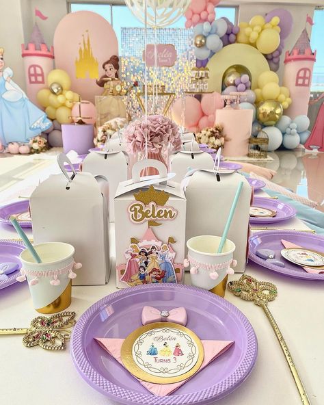 For those seeking magical 'Princess Birthday Party Ideas,' here unfolds a kingdom of inspirations. From elegant tiara crafts and royal invitations to enchanting decor and themed treats and countless ideas to make any birthday girl feel like true royalty on her special day. Disney Princess Birthday Party Food, Princess Centerpieces Diy, Her Royal Fiveness Birthday, Princesses Birthday Party Ideas, Kingdom Birthday Party, Princess Birthday Party Decor, Princess Birthday Party Food, Disney Princess Centerpieces, Disney Princess Theme Birthday Party