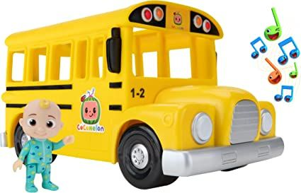 Amazon.com: CoComelon Official Musical Yellow School Bus, Plays Clips from ‘Wheels on The Bus,’ Featuring Removable JJ Figure – Character Toys for Babies, Toddlers, and Kids : Toys & Games Cocomelon Family, Yellow School Bus, Kids Singing, Baby Heartbeat, Cheap Toys, Country Kids, Wheels On The Bus, Hudson Baby, Baby Jogger