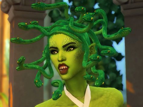 Medusa Hair, Olive Hair, Sims 4 Cas Mods, Sims 4 Cas, Sims Community, Electronic Art, The Sims4, Sims 4 Cc, Free Sites