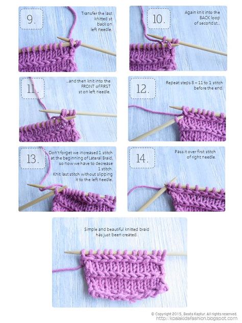 koalakidsfashion Crafty Witch, Knitting Tutorials, Knitting Tips, Fibres Textiles, Knitting Charts, Knitting Techniques, Pattern Ideas, Knitting Stitches, Crochet Fashion