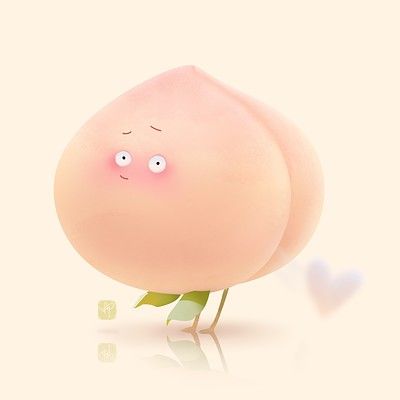 Lynn Chen, Brand Character, Peach Art, Id Design, Social Icons, Cute Clay, Painted Clothes, Visual Development, Character Design References