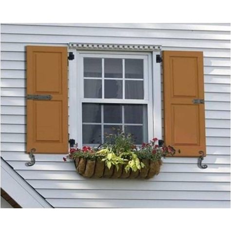 Traditional Shutters, Outdoor Shutters, Window Shutters Exterior, House Shutters, Wood Exterior, Eastern White Pine, Window Trim Exterior, Remodeling Mobile Homes, Shutters Exterior