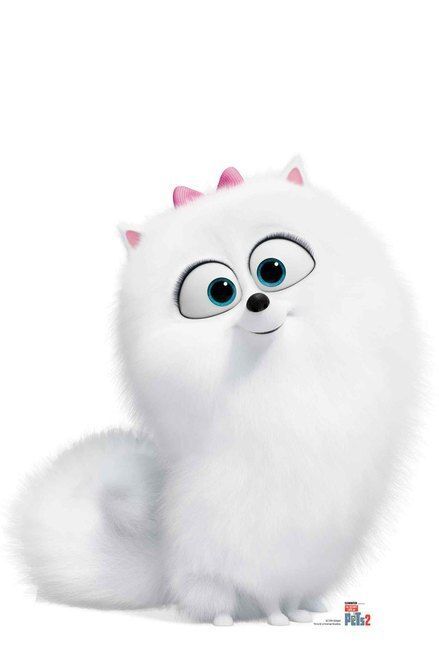 Grooming Products to Keep Your Dog Looking Sharp and Stylish Pets Movie, White Pomeranian, Animal Cutouts, Disney Phone Wallpaper, Secret Life Of Pets, Cardboard Cutouts, Cardboard Cutout, White Dog, Cute Disney Wallpaper