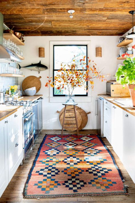 Unique Galley Kitchen, Small Italian Kitchen, Small Rustic Kitchen, Rustic Galley Kitchen, Kentucky Farmhouse, Italian Cottage, Small Galley Kitchen, Shaver Lake, Galley Kitchen