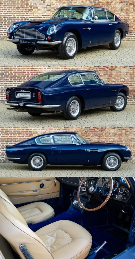 Aston Martin Sports Car, Aston Martin Db6, Auto Vintage, Aston Martin Cars, Aston Martin Lagonda, British Sports Cars, Classic Sports Cars, Super Luxury Cars, Classy Cars