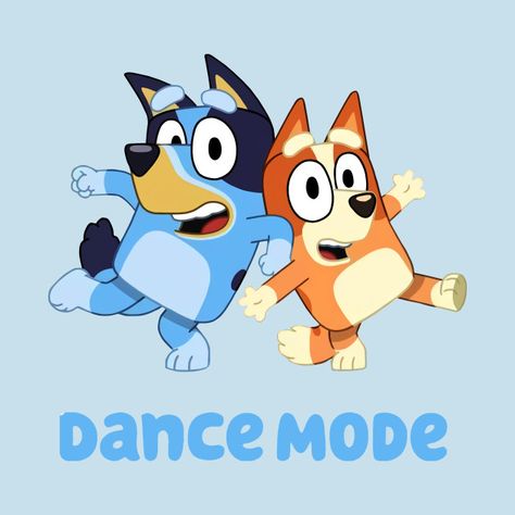 Dance Mode Bluey And Bingo - Bluey - Phone Case Bingo Funny, Cute Images For Wallpaper, Bluey And Bingo, First Birthday Party Themes, Graduation Shirts, Kids Tv, Digital Gift Card, Cute Images, Art Wall Kids