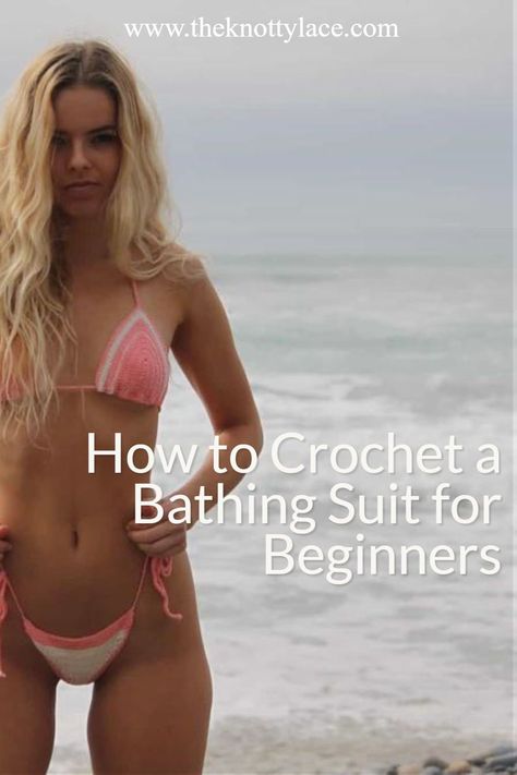 How To Crochet A Bathing Suit, Crochet Bikinis Free Patterns Beginner, Crochet Swimwear Pattern Free, Crochet Beach Wear Pattern Free, Crochet Bikinis Boho Pattern Free, Crochet Bikinis, Crochet Bikinis Free Patterns, Adjustable Crochet Swimwear For Beach, Crochet Swimwear Pattern