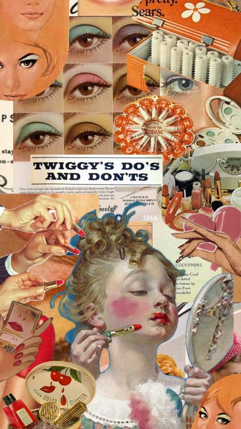 #makeup #vintagemakeup #vintage #old #oldmagazines #beauty #beautystandards #retro #eyeshadow #lipstick #lips #aesthetic #fyp #foryou Vintage Makeup Magazine, Makeup Graphics, Retro Eyeshadow, Lips Aesthetic, Makeup Collage, Vintage Makeup Ads, Diy Makeup Remover, Makeup Magazine, Makeup Ads