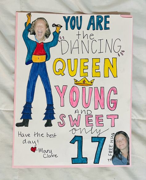 17th Birthday Ideas Gifts, 17th Birthday Card, Bestie Birthday Card, 17 Doğum Günü, Happy Birthday Drawings, Happy Birthday Cat, 17th Birthday Ideas, Happy Birthday Cards Diy, 17th Birthday Gifts