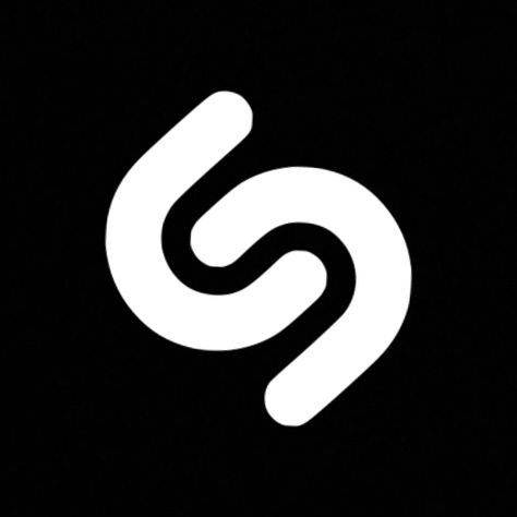 Shazam Icon, Icon Widget, App Store Icon, Black And White Instagram, Logo Application, Application Iphone, Black App, Apple Icon, Galaxy Samsung